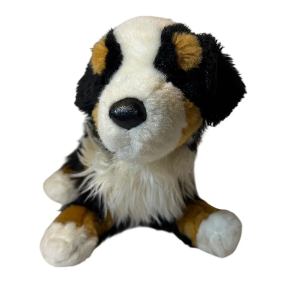 Douglas Cuddle Toy Bernese Mountain Dog Plush 16 Inch Tri-Color Stuffed Animal